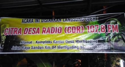 Citra Desa Radio (CDR) Adakan Kegiatan Live Streaming Pengajian Akbar